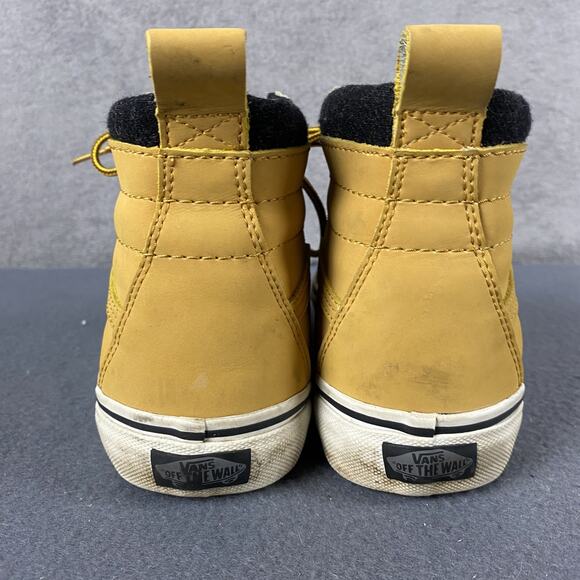 Vans Sk8-Hi MTE Shoes Mens Size 6 Wheat Yellow High Top Skateboard Winter Boots - Picture 7 of 14